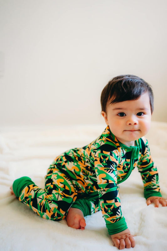 Jurassic Dino Zippy Bamboo Pajamas