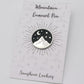 Silver Mountain Enamel Pin