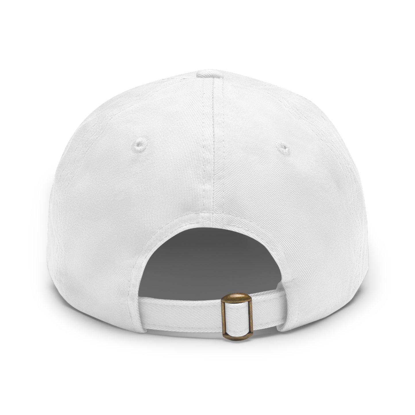 Sun Hat with Leather Patch - Dad Hat