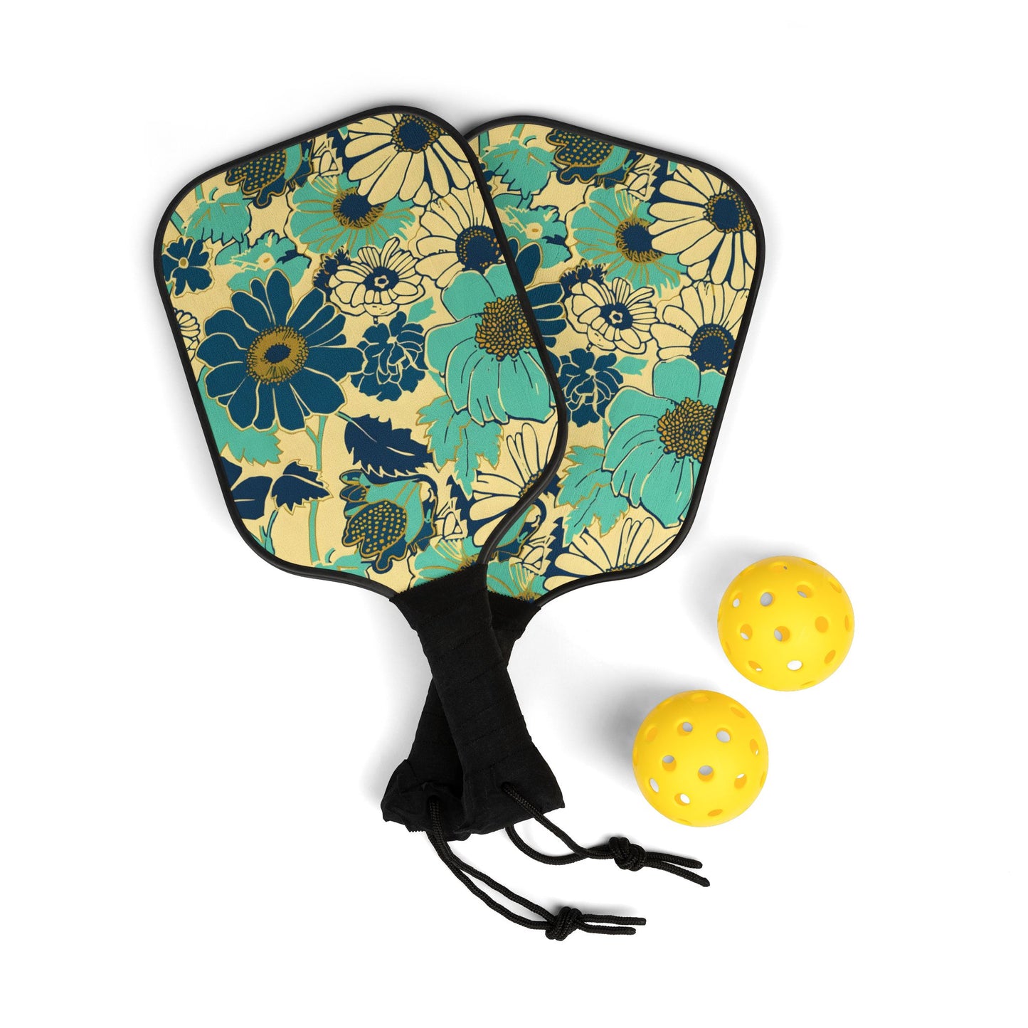 Blue Wildflowers Pickleball Kit
