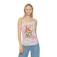 Stay Wild Moon Child Tie Dye Women's Racerback Tank Top