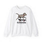 Sunshine Luckies Skateboarding Dog Unisex Heavy Blend™ Crewneck Sweatshirt