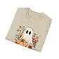 Fall Floral Ghost Unisex Softstyle T-Shirt