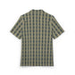 Olive Plaid Hawaiian Shirt — Casual Short-Sleeve Button-Down