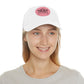 Sun Hat with Leather Patch - Dad Hat