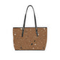 Brown Terrazzo Shoulder Purse Bag