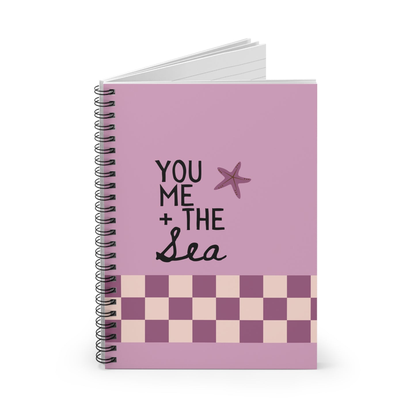 You Me and the Sea Spiral Notebook - Ruled Line