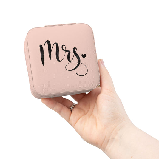 Mrs. Jewelry Travel Case – Compact Bridal Jewelry Organizer