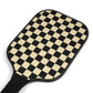 Black and White Checkered Pickleball Kit