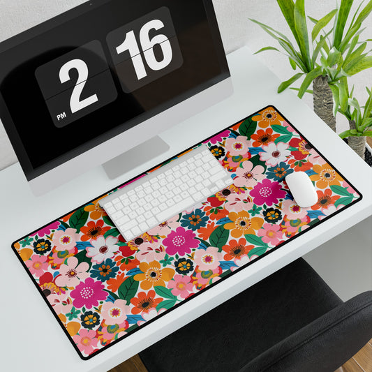 Retro Rose Desk Mat