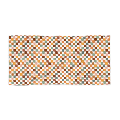 Checkered Summer Beach Towel
