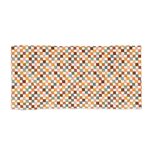 Checkered Summer Beach Towel