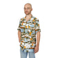 Tropical Island Hawaiian Shirt — Palm Trees & Hibiscus Beach Button-Down