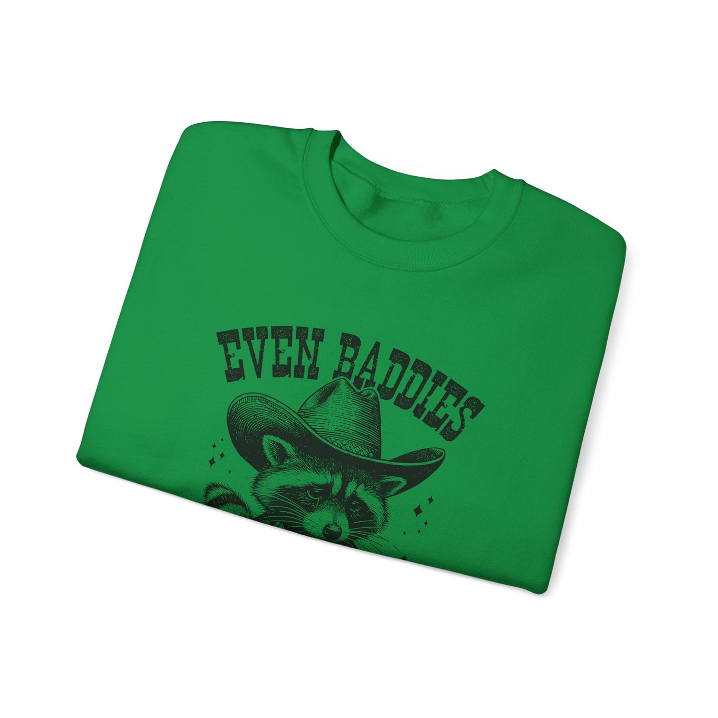 Even Baddies Get Saddies Unisex Heavy Blend™ Crewneck Sweatshirt