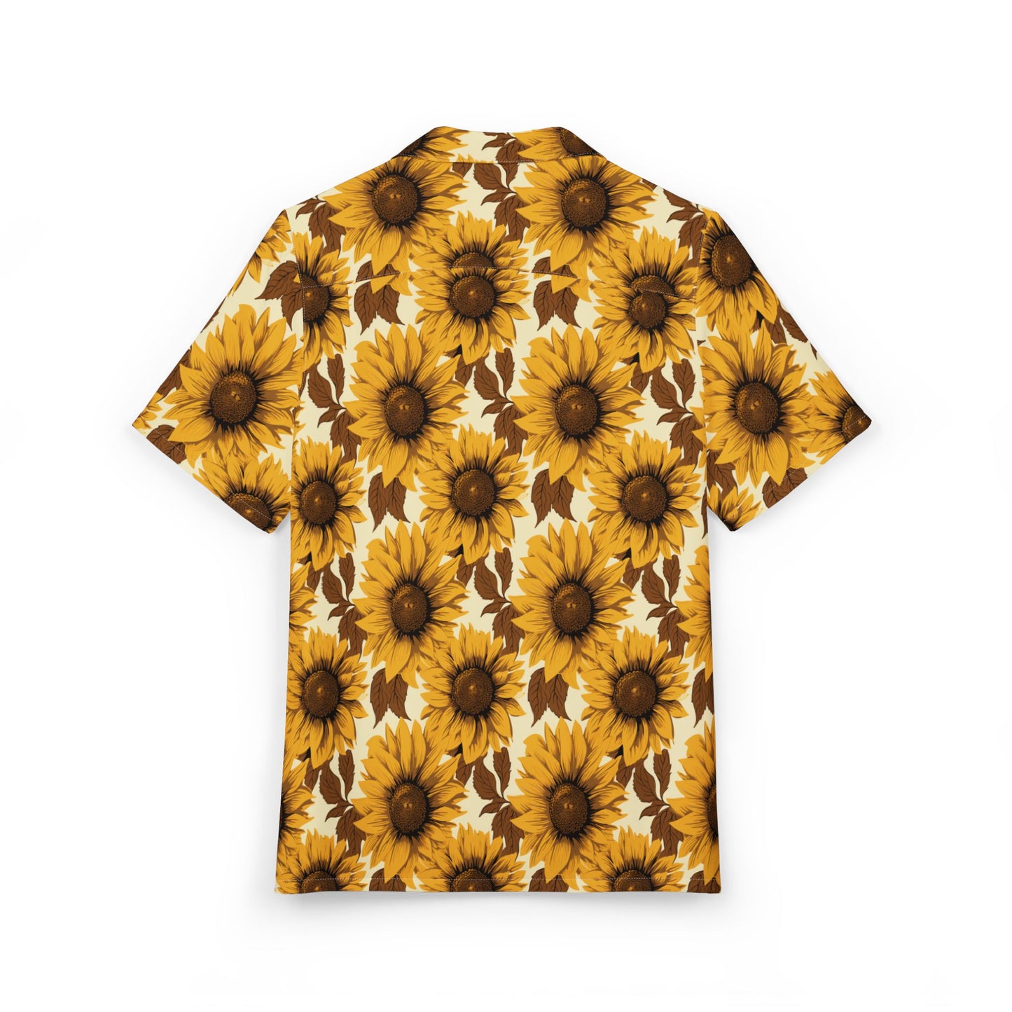 Sunflower Hawaiian Shirt — Bright Floral Aloha Button-Down