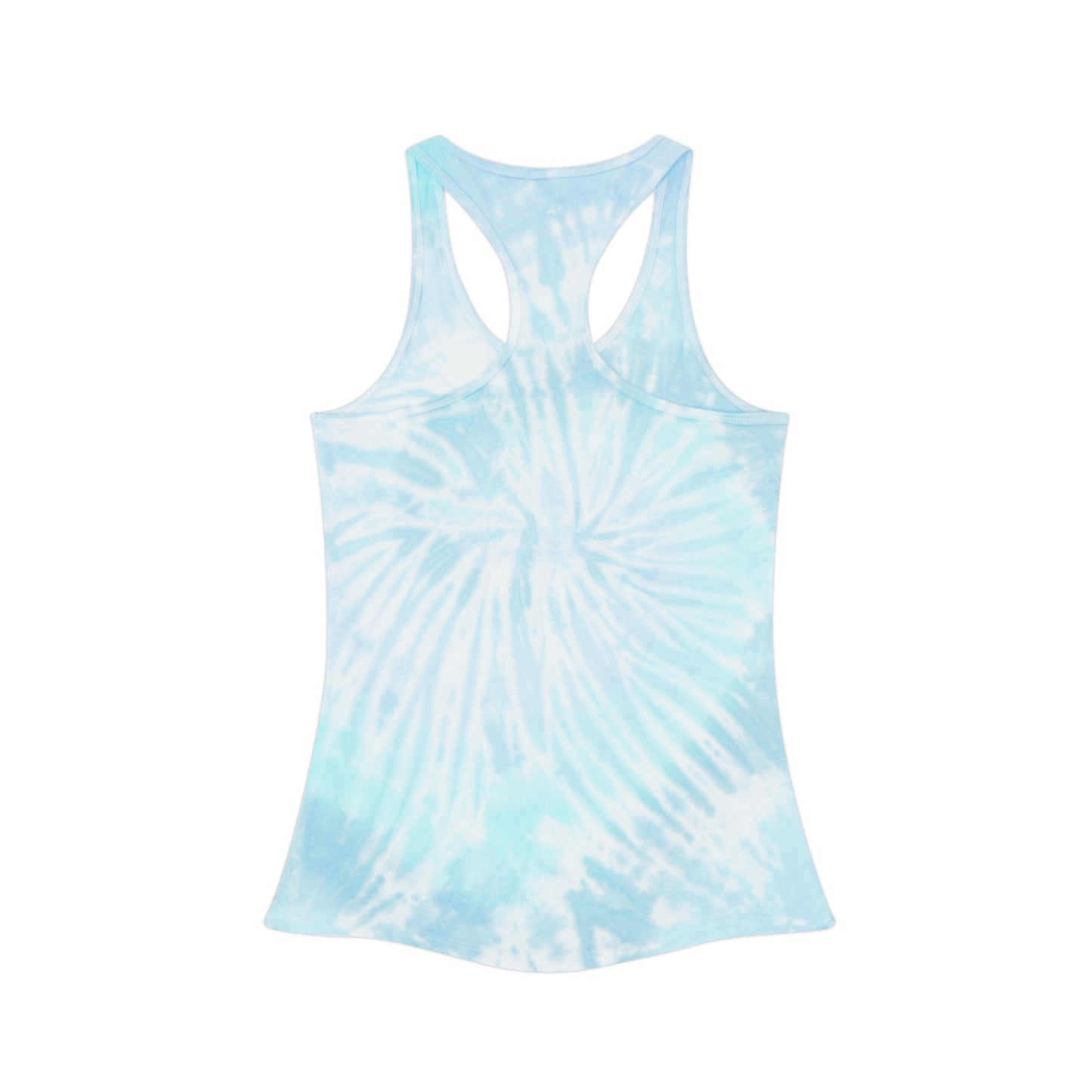 The Reader Tie Dye Racerback Tank Top