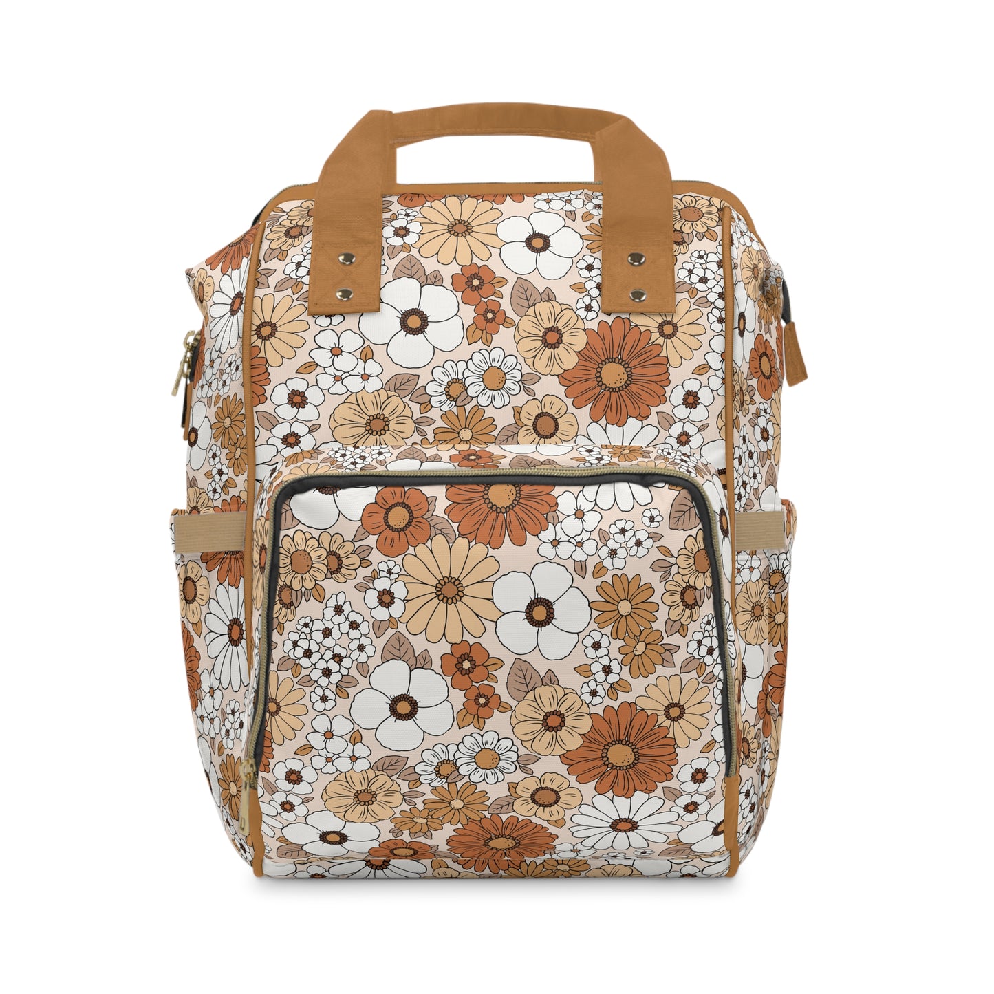 My Sunshine Sunflower Diaper Bags Boho Brown Florals