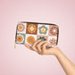 Hippie Quilt Zipper Wallet