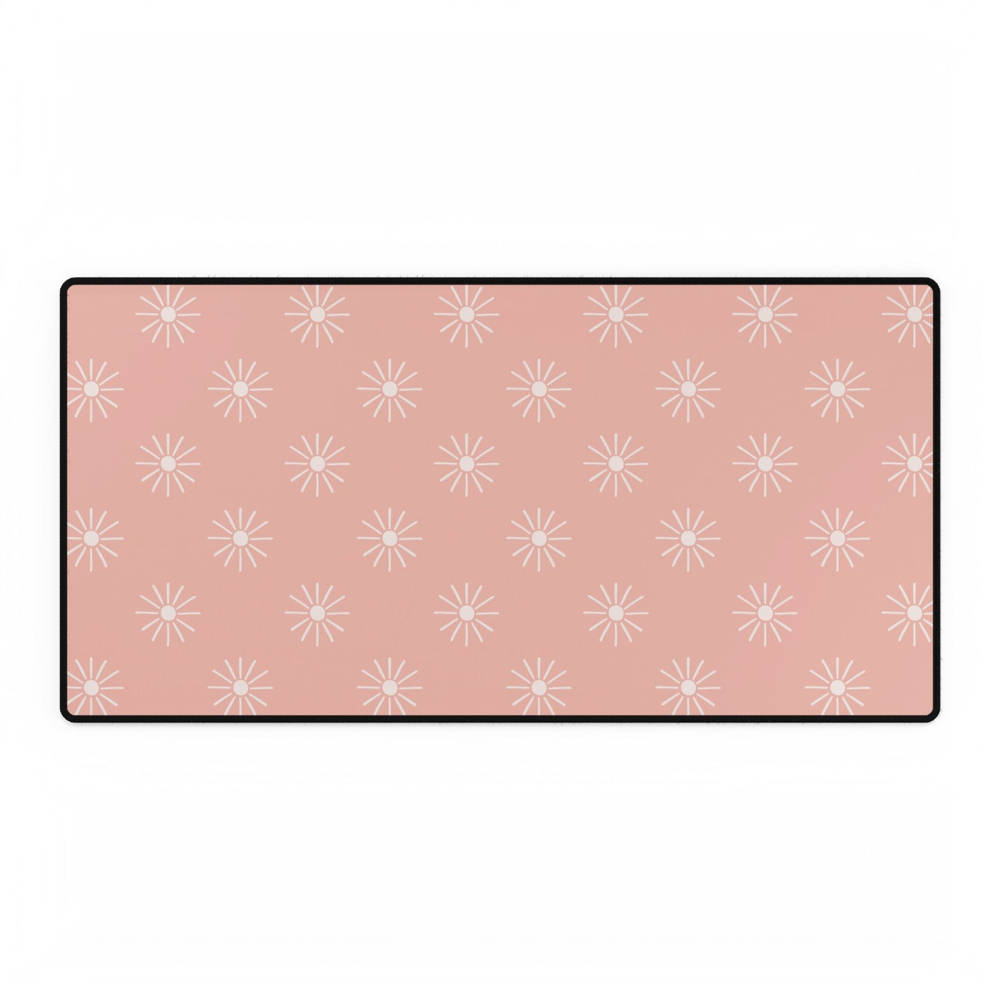 Rosy Rays Sun Desk Mat