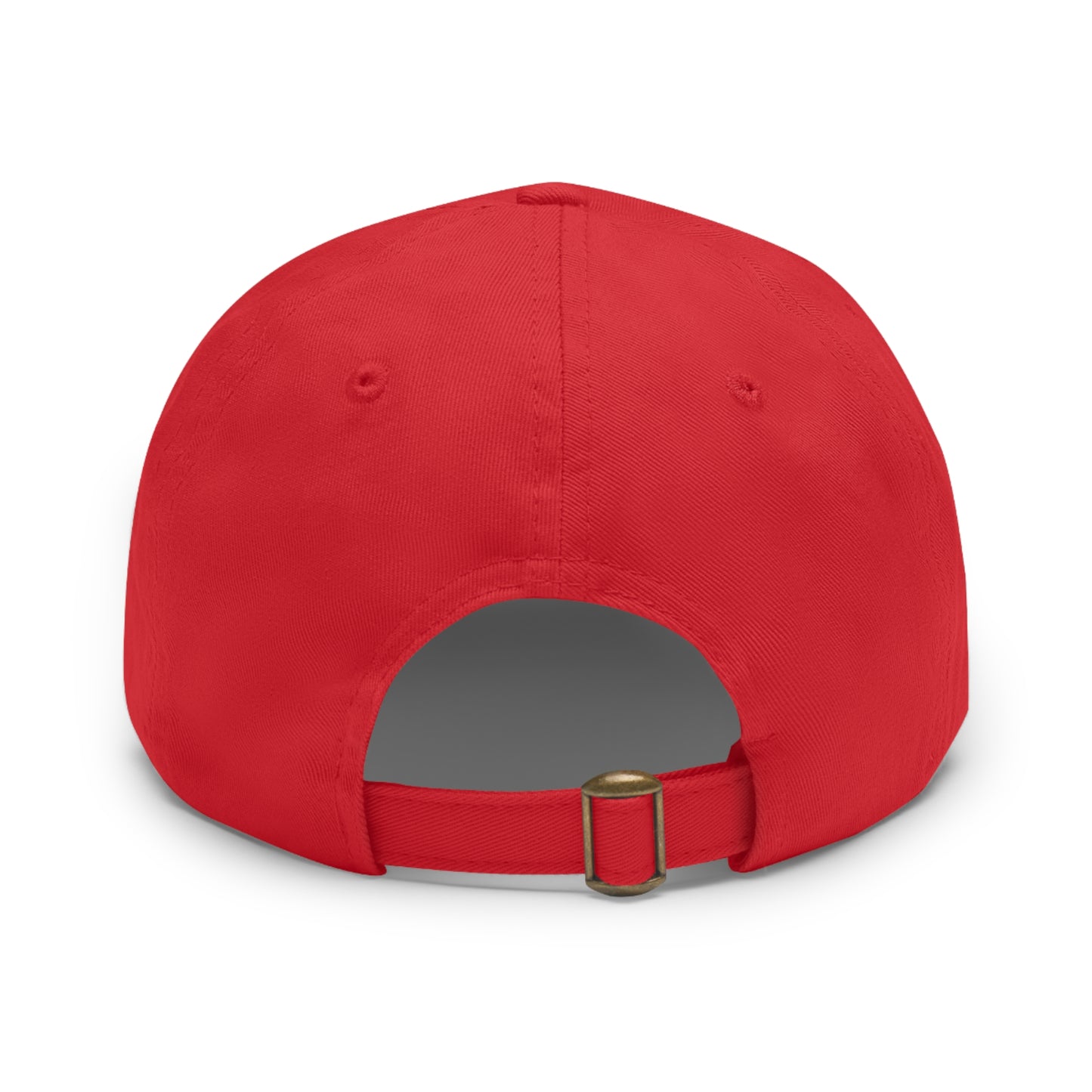 Sun Hat with Leather Patch - Dad Hat
