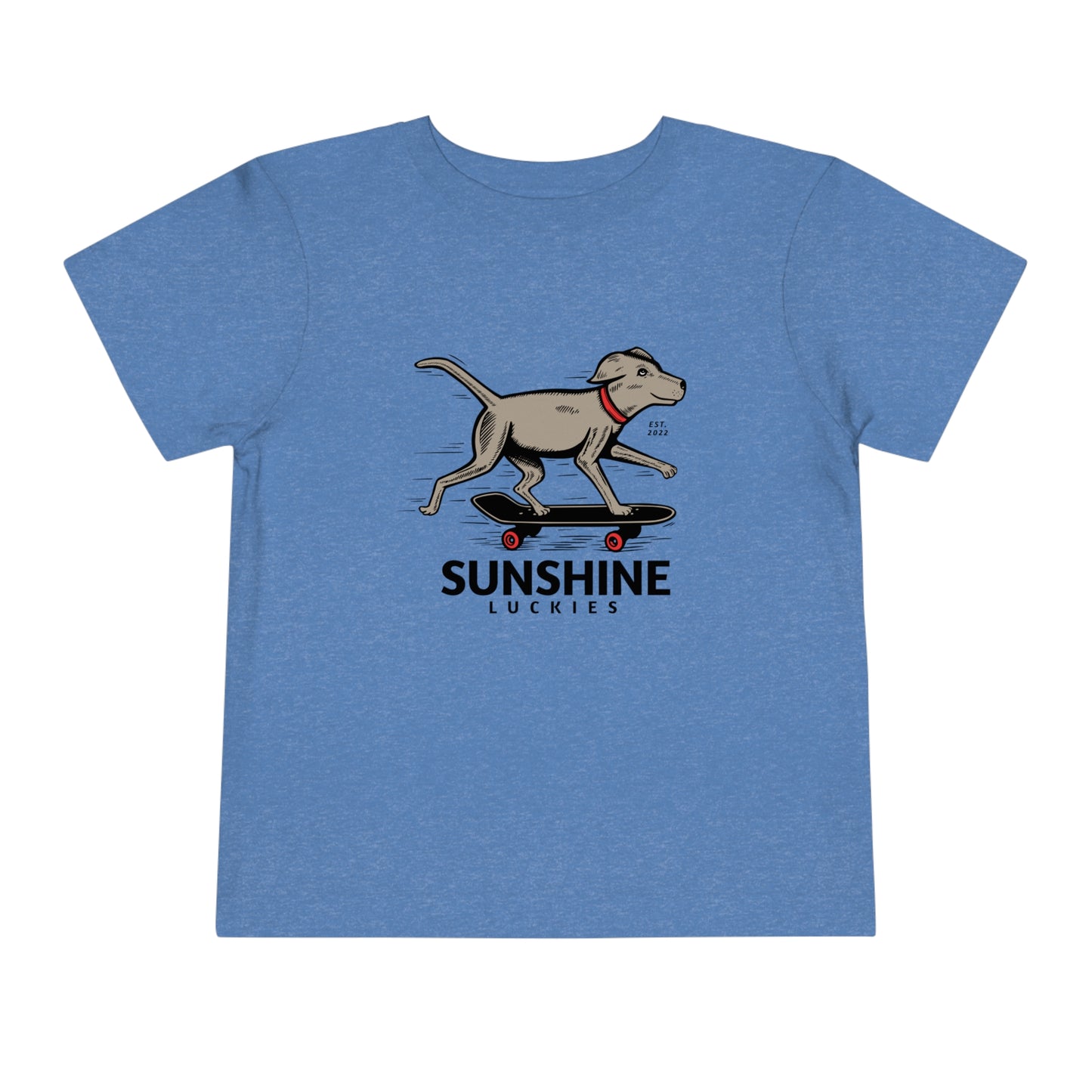 Skate Dog Toddler Short Sleeve Tee