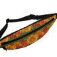 Retro Floral Fanny Pack — Vintage Flower Print Waist Bag