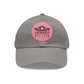 Sun Hat with Leather Patch - Dad Hat