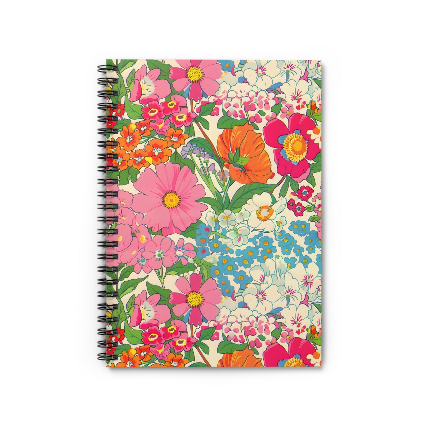 Petal Perfection Spiral Notebook - Ruled Line