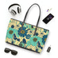 Blue Botanicals Shoulder Purse Bag