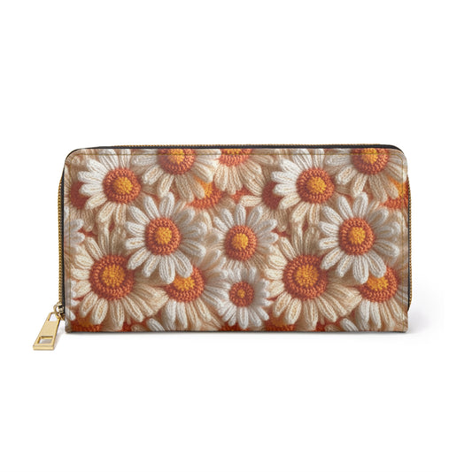 Daisy Zipper Wallet
