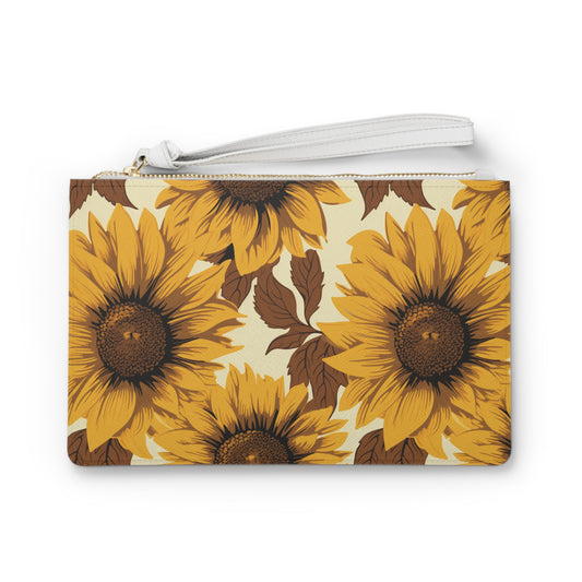 Sunflower Clutch Bag