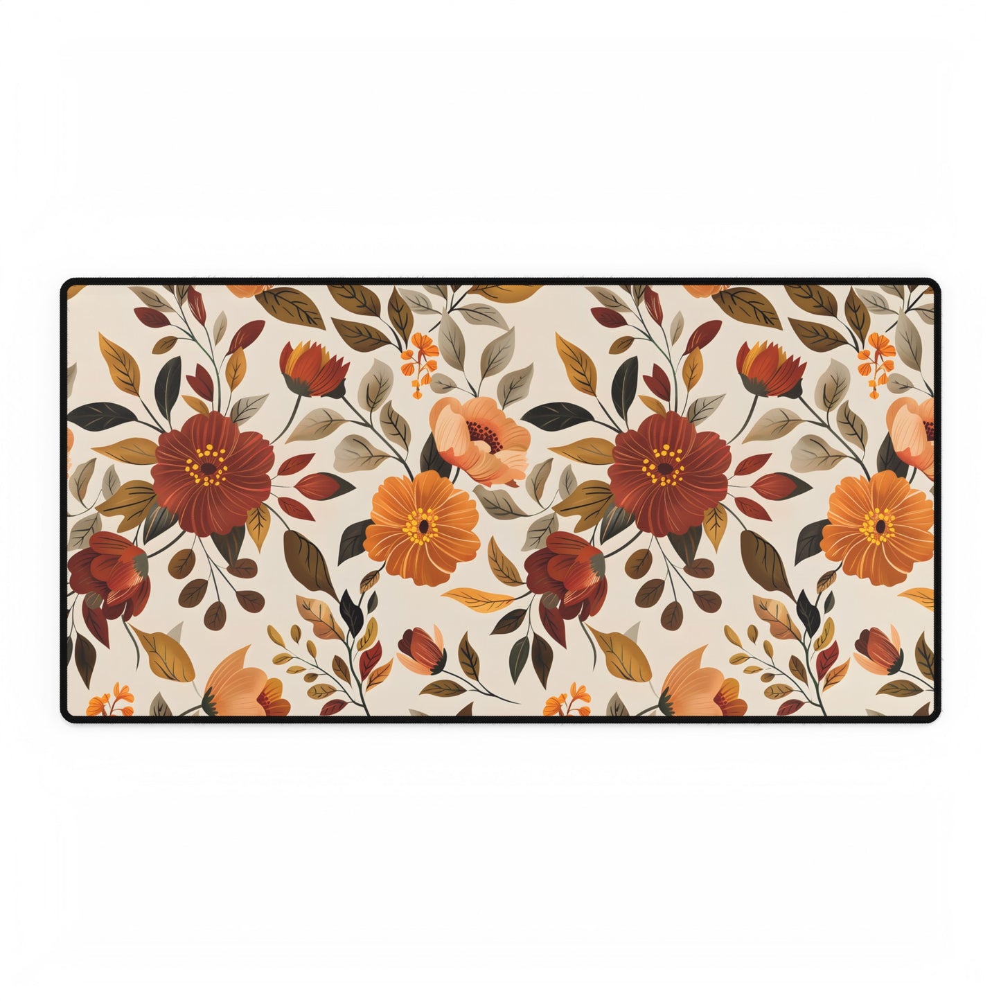 Autumn Floral Desk Mat