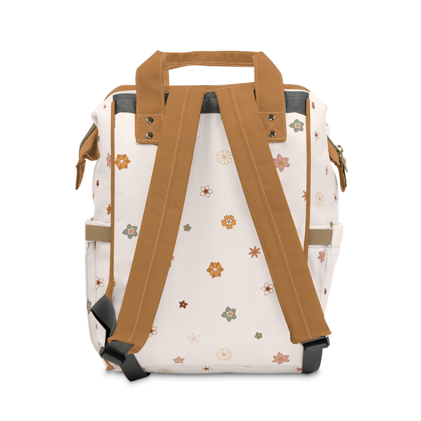 Spring Florals Multifunctional Diaper Backpack