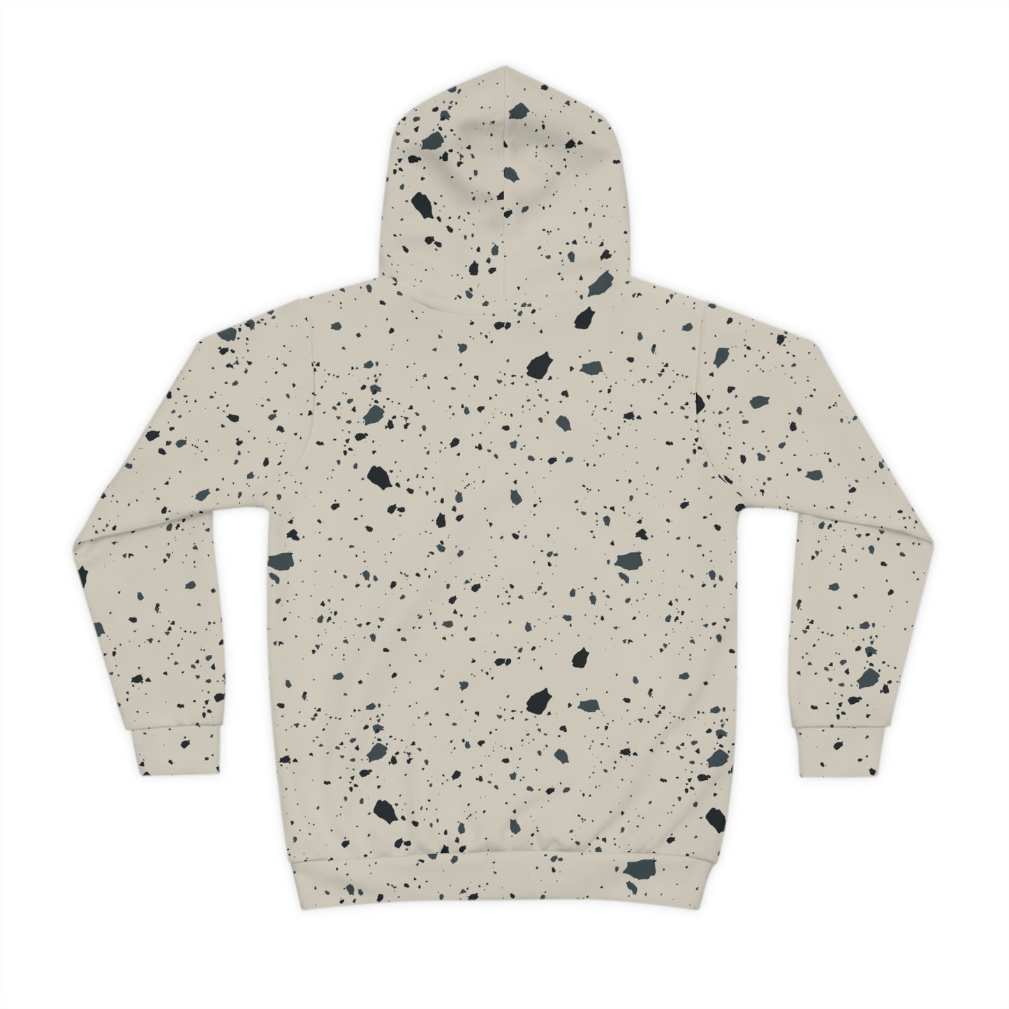Copy of Copy of Copy of Copy of Copy of Kids Sun Pattern Hoodie — Retro Brown Sunburst All-Over Print