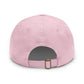 Sun Hat with Leather Patch - Dad Hat