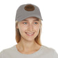 Sun Hat with Leather Patch - Dad Hat