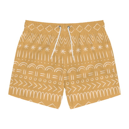 Mustard Men's Swim Trunks