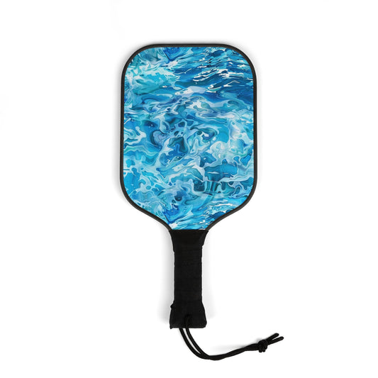 Blue Pool Water Texture Pickleball Kit