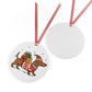 Dachshund Holiday Ornament — Cute Wiener Dog in Sweater