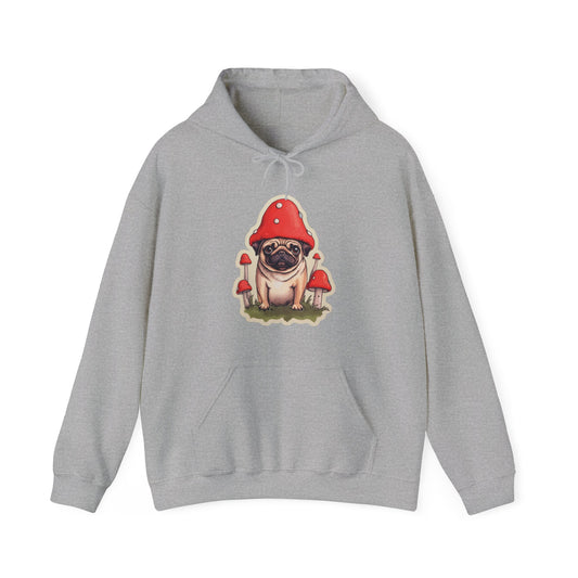 Mushroom Pug Unisex Heavy Blend™ Hooded Sweatshirt