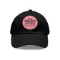 Sun Hat with Leather Patch - Dad Hat