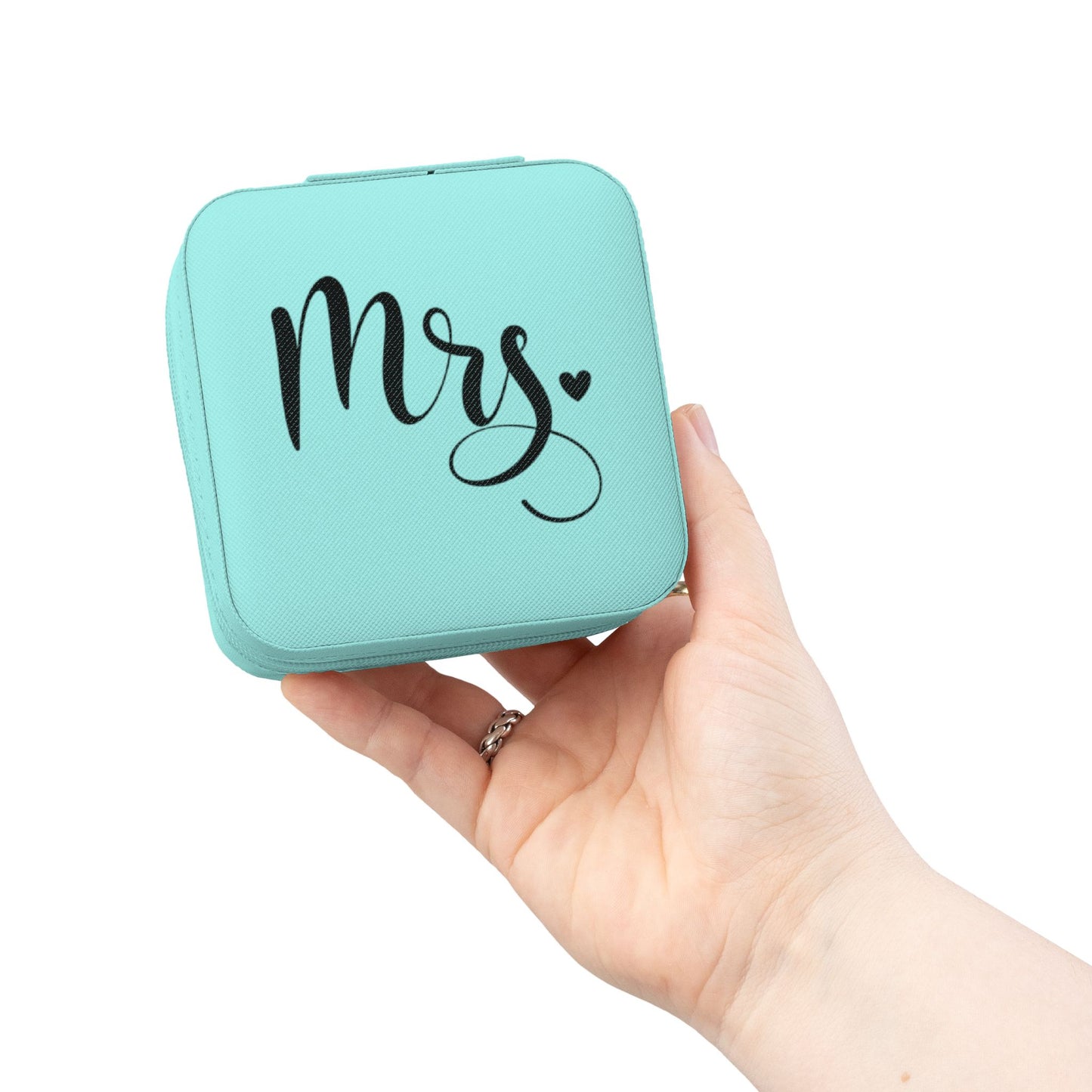 Mrs. Jewelry Travel Case – Compact Bridal Jewelry Organizer