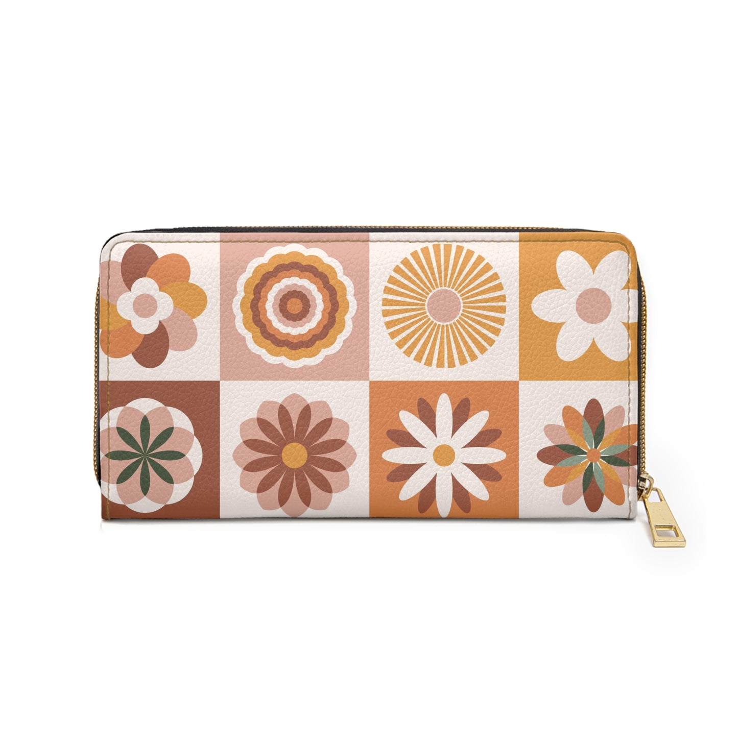 Hippie Quilt Zipper Wallet