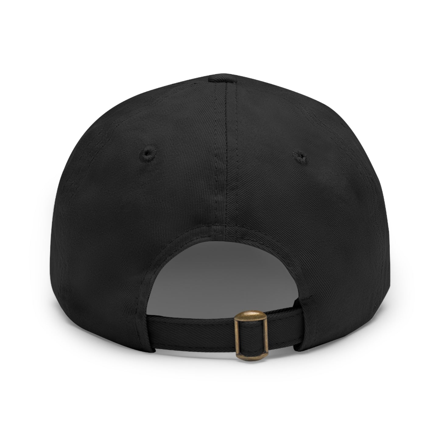 Sun Hat with Leather Patch - Dad Hat