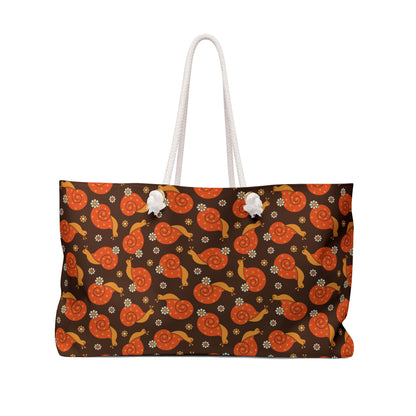Groovy Snail Weekender Bag