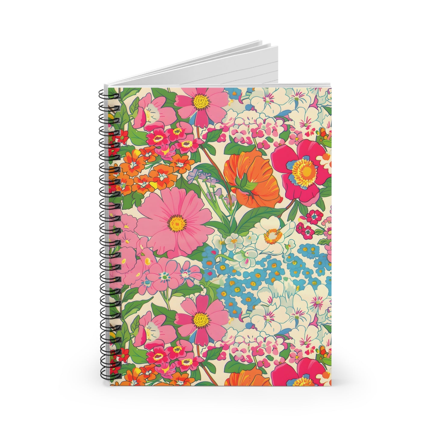 Petal Perfection Spiral Notebook - Ruled Line