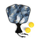 Blue Marbled Pickleball Kit