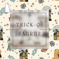 Trick-o-Saurus- Halloween Dinos Zippy Bamboo Pajamas