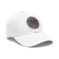 Sun Hat with Leather Patch - Dad Hat
