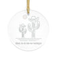 Father and Son, Together We Can Do So Much Acrylic Christmas Ornament